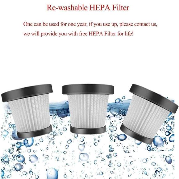 *NEW*Deep Cleaning Bed Matress Vacuum Cleaner w 3 Reusable HEPA Filters - Picture 5 of 6